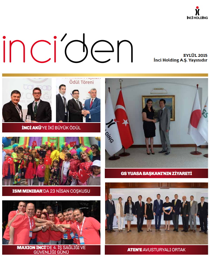 İnci Magazine September 2015