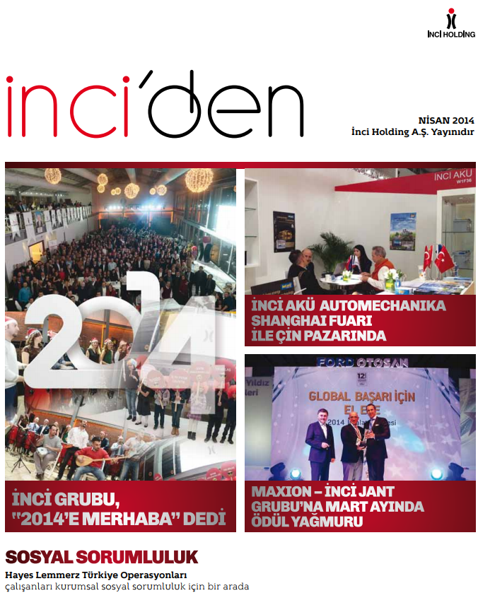 İnci Magazine April 2014