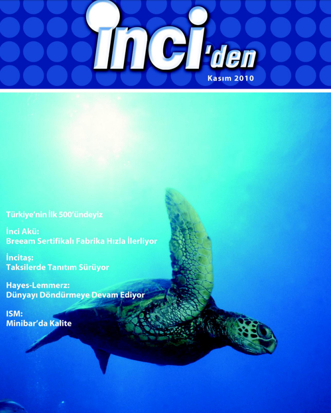 İnci Magazine November 2010